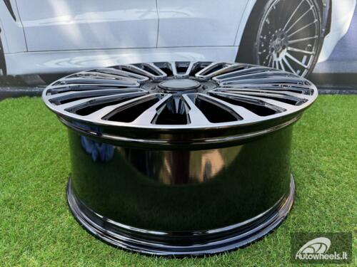 Ratlankis R22x9  5X108  ET  45  63.3  B1365  (IN0323)  Black Polished (MB)  For LAND  (Z5)  (MANSORY)