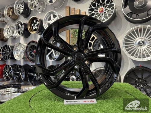 Ratlankis R17x7  5X112  ET  45  57.1  B1525  (IN5426)  Black (BL)  For VW  (Z7)  ()