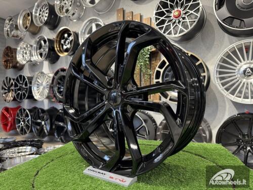 Ratlankis R17x7  5X112  ET  45  57.1  B1525  (IN5426)  Black (BL)  For VW  (Z7)  ()