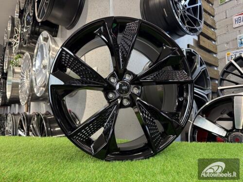Ratlankis R18x8  5X112  ET  40  66.5  B1566  (IND5456)  Black (BL)  For AUD  (Z5)