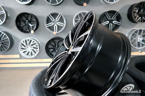 Ratlankis R17x7  5X112  ET  45  57.1  B5287  (IN5396)  Black Polished (MB)  For VW  (P1)  ()