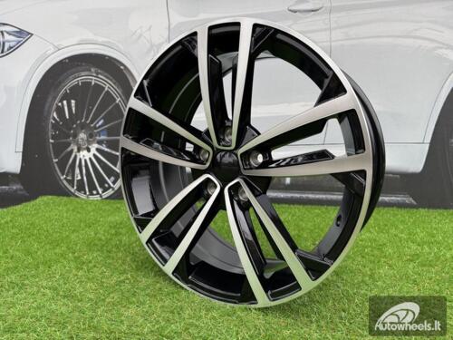 Ratlankis R17x7  5X112  ET  45  57.1  B5287  (IN5396)  Black Polished (MB)  For VW  (P2)  ()