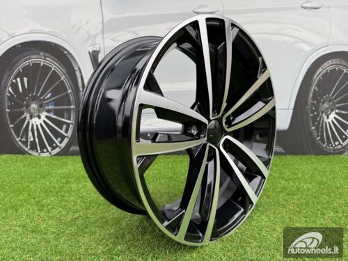 Ratlankis R17x7  5X112  ET  45  57.1  B5287  (IN5396)  Black Polished (MB)  For VW  (P2)  ()
