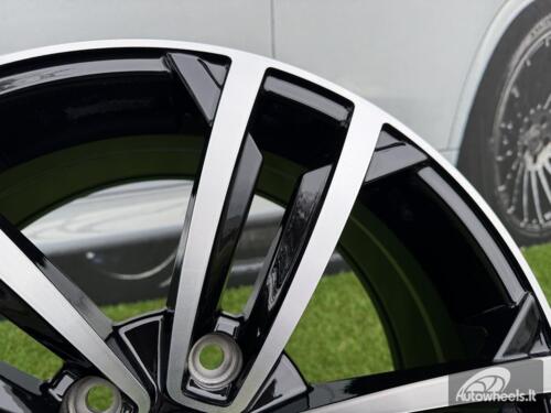 Ratlankis R17x7  5X112  ET  45  57.1  B5287  (IN5396)  Black Polished (MB)  For VW  (P2)  ()