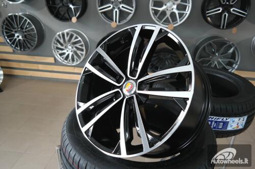 Ratlankis R17x7  5X112  ET  45  57.1  B5287  (IN5396)  Black Polished (MB)  For VW  (P2)  ()