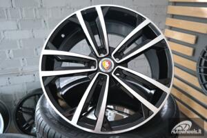Ratlankis R17x7  5X112  ET  45  57.1  B5287  (IN5396)  Black Polished (MB)  For VW  (P2)  ()