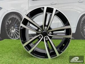 Ratlankis R17x7  5X112  ET  45  57.1  B5287  (IN5396)  Black Polished (MB)  For VW  (P2+Z4)  ()