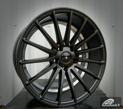 Ratlankis R17x8  5X112  ET  40  66.5  QC196  Black Half Matt (BLHM)  RACIN  (R)  (STYLE VOSSEN)