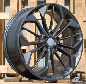 Ratlankis R19x8  5X108  ET  45  63.4  FE187  (IN5608)  Gun Metal Half Matt (GMHM)  For FORD  (K7)