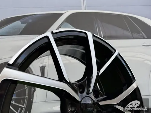 Ratlankis R20x8.5  5X112  ET  38  57.1  B5801  (IN5499)  Black Polished (MB)  For VW  (A)