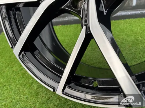 Ratlankis R20x8.5  5X112  ET  38  57.1  B5801  (IN5499)  Black Polished (MB)  For VW  (A)