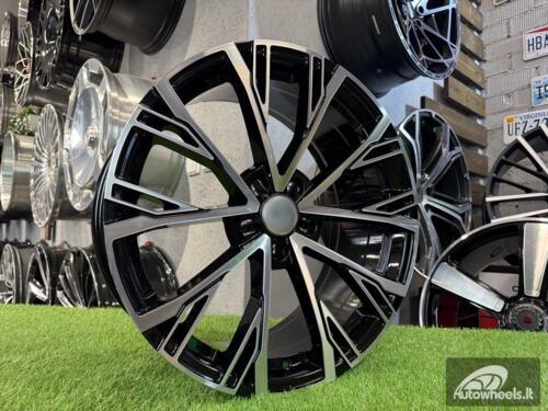 Ratlankis R22x9.5  5X112  ET  30  66.5  I5170  Black Polished (MB)  For AUD  (K7)  ()