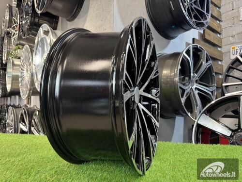 Ratlankis R22x9.5  5X112  ET  30  66.5  I5170  Black Polished (MB)  For AUD  (K7)  ()