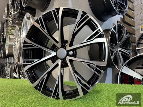 Ratlankis R22x9.5  5X112  ET  30  66.5  I5170  Black Polished (MB)  For AUD  (K7)  ()