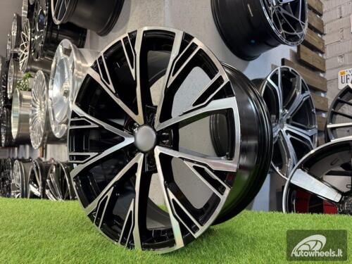 Ratlankis R22x9.5  5X112  ET  30  66.5  I5170  Black Polished (MB)  For AUD  (K7)  ()