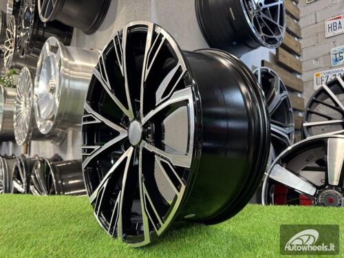 Ratlankis R22x9.5  5X112  ET  30  66.5  I5170  Black Polished (MB)  For AUD  (K7)  ()