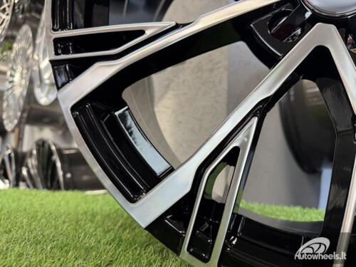 Ratlankis R22x9.5  5X112  ET  30  66.5  I5170  Black Polished (MB)  For AUD  (K7)  ()