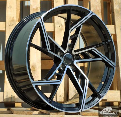 Ratlankis R21x9  5X112  ET  32  66.5  I5611  Black Polished (MB)  For AUD  (Z5+Z6)  (New ABT Style)