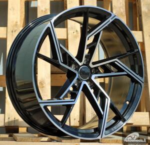 Ratlankis R21x9  5X112  ET  32  66.5  I5611  Black Polished (MB)  For AUD  (Z5+Z6)  (New ABT Style)