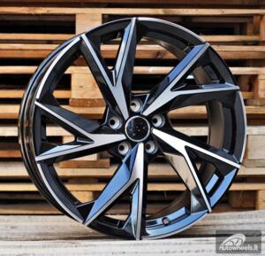 Ratlankis R18x8  5X112  ET  42  66.5  I5491  Black Polished (MB)  For AUD  (A)