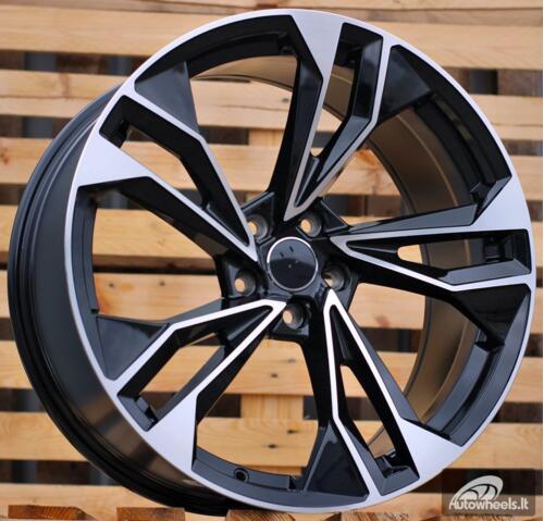 Ratlankis R18x8  5X112  ET  42  66.5  I5493  Black Polished (MB)  For AUD  (Z6)