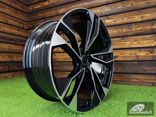Ratlankis R18x8  5X112  ET  42  66.5  I5493  Black Polished (MB)  For AUD  (Z7)