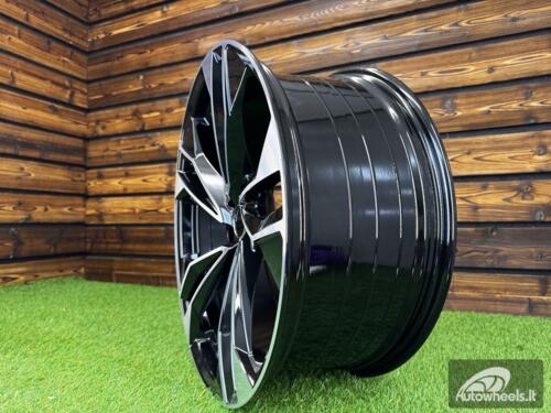 Ratlankis R18x8  5X112  ET  42  66.5  I5493  Black Polished (MB)  For AUD  (Z7)