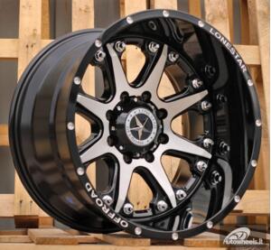 Ratlankis R20x10  8X170  ET  M25  125.2  L1526  Black Polished (MB)  4X4  (K3)  (Milling)