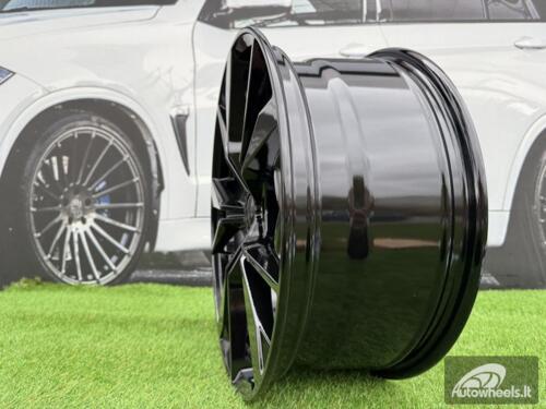 Ratlankis R18x7.5  5X112  ET  45  57.1  B5808  (IN5595)  Black (BL)  For VW  (Z3)