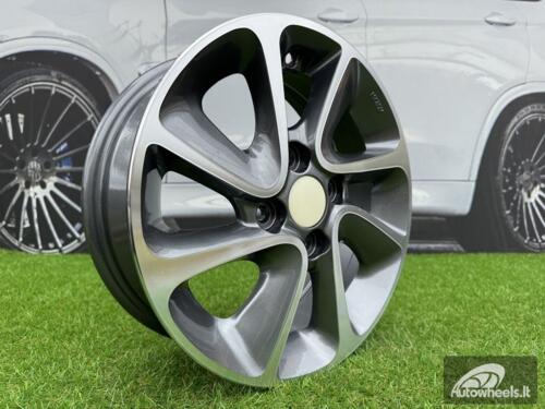 Ratlankis R14x5  4X100  ET  41  54.1  B5387  Grey Polished (MG)  For HYUND  (L3)
