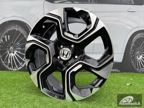 Ratlankis R18x7  5X114.3  ET  45  64.1  B5389  Black Polished (MB)  For HOND  (K4)