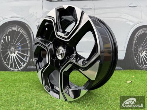 Ratlankis R18x7  5X114.3  ET  45  64.1  B5389  Black Polished (MB)  For HOND  (K4)