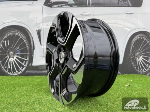 Ratlankis R18x7  5X114.3  ET  45  64.1  B5389  Black Polished (MB)  For HOND  (K4)