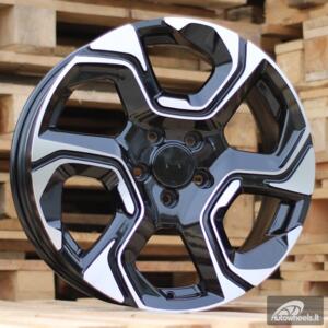 Ratlankis R18x7  5X114.3  ET  45  64.1  B5389  Black Polished (MB)  For HOND  (K4)