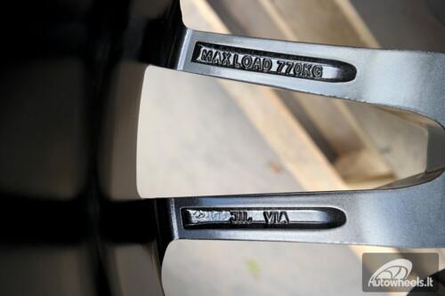 Ratlankis R19x8  5X112  ET  43  66.6  B5461  Black Polished (MB)  For MER  (K4+P)