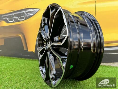 Ratlankis R18x7.5  5X114.3  ET  45  64.1  B5961  Black Polished (MB)  For HOND  (K2)