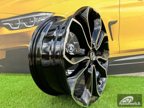Ratlankis R18x7.5  5X114.3  ET  45  64.1  B5961  Black Polished (MB)  For HOND  (K2)
