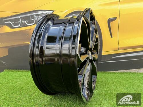 Ratlankis R18x7.5  5X114.3  ET  45  64.1  B5961  Black Polished (MB)  For HOND  (K2)