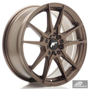 JR Wheels JR21 17x7 ET40 5x100/114 Matt Bronze