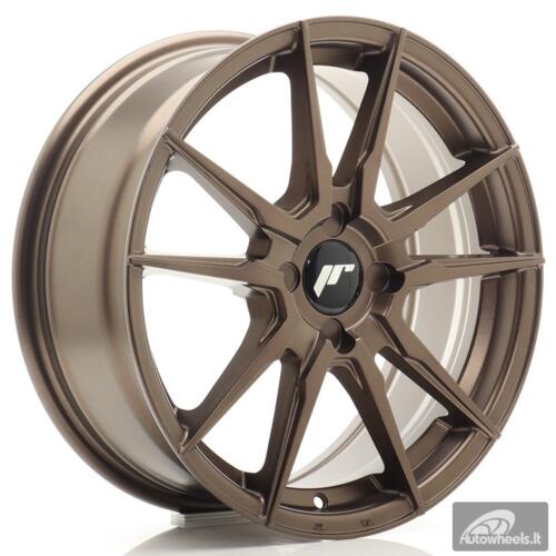 JR Wheels JR21 17x7 ET20-40 4H BLANK Matt Bronze