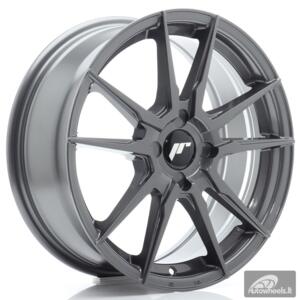 JR Wheels JR21 17x7 ET20-40 4H BLANK Hyper Gray