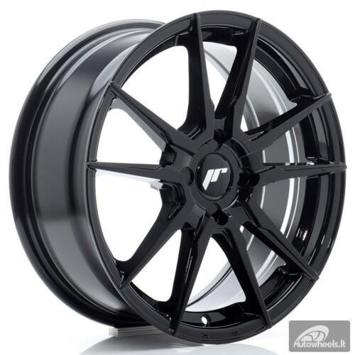 JR Wheels JR21 17x7 ET20-40 4H BLANK Gloss Black