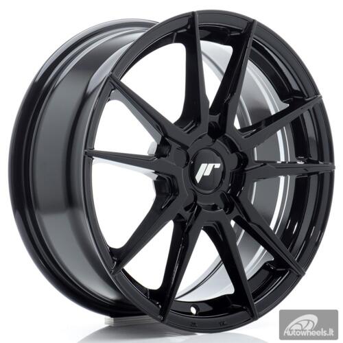 JR Wheels JR21 17x7 ET20-40 5H BLANK Gloss Black