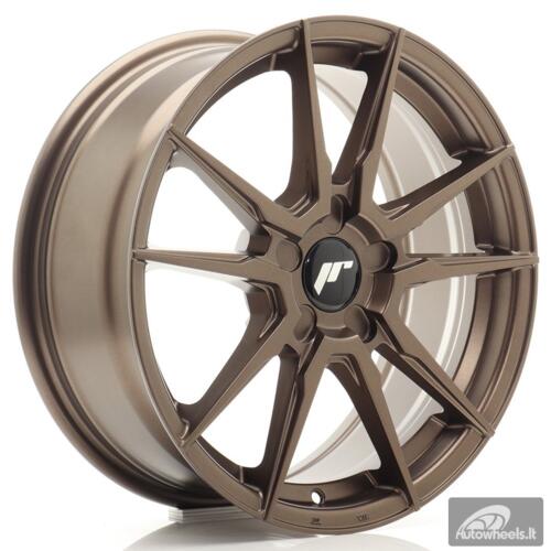 JR Wheels JR21 17x7 ET20-40 5H BLANK Matt Bronze