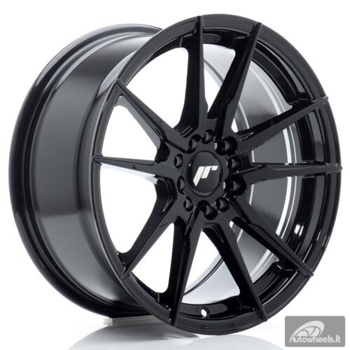 JR Wheels JR21 17x8 ET35 4x100/114 Gloss Black