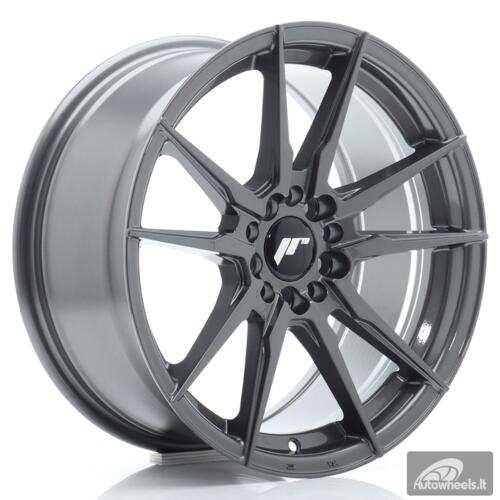 JR Wheels JR21 17x8 ET35 5x108/112 Hyper Gray