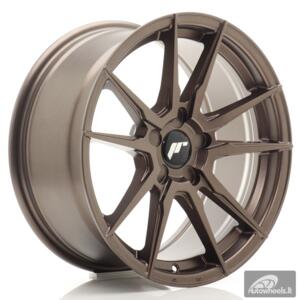 JR Wheels JR21 17x8 ET20-35 5H BLANK Matt Bronze