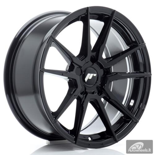 JR Wheels JR21 17x9 ET20-45 5H BLANK Gloss Black