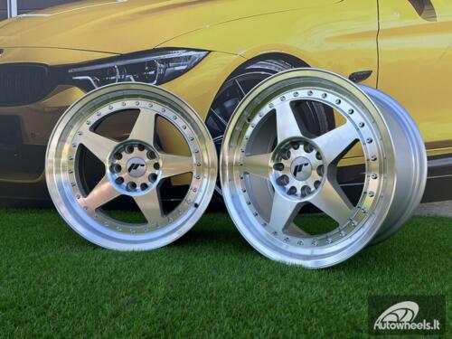 JR Wheels JR6 15x7 ET25 4x100 Silver Machined Face