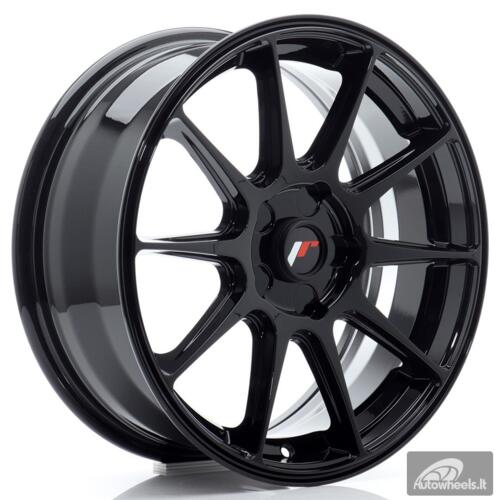 JR Wheels JR11 17x7 ET20-38 5H BLANK Gloss Black